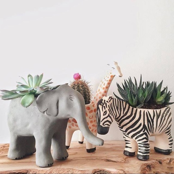 Anthropologie Elephant Planter by Leah Reena Loren - Picture 2 of 10
